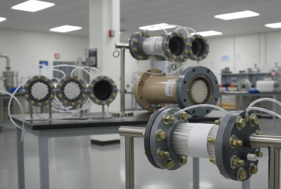 Fluoropolymer Shell and Tube Heat Exchangers